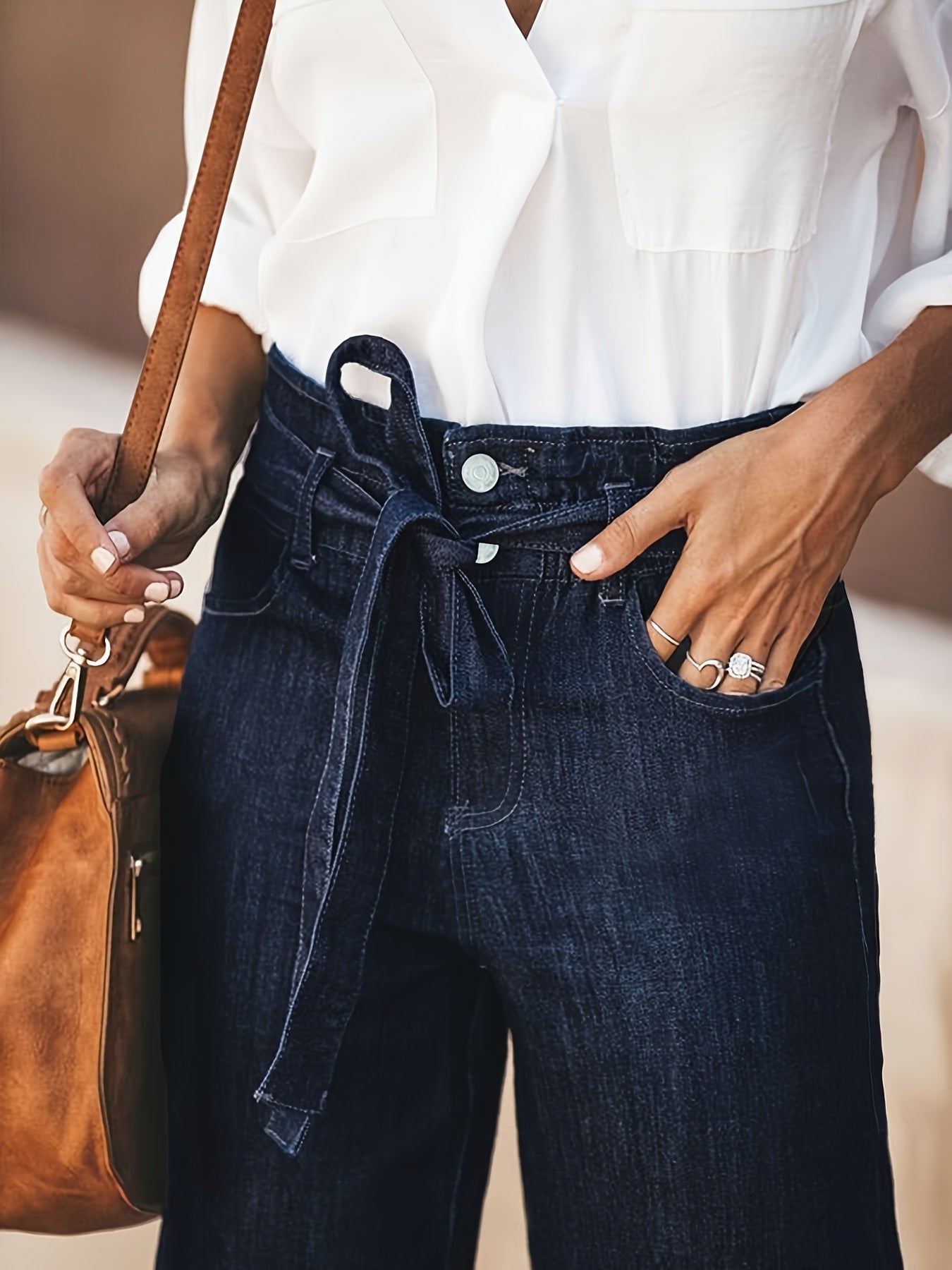 Faye | High-Waisted Wide-Leg Jeans