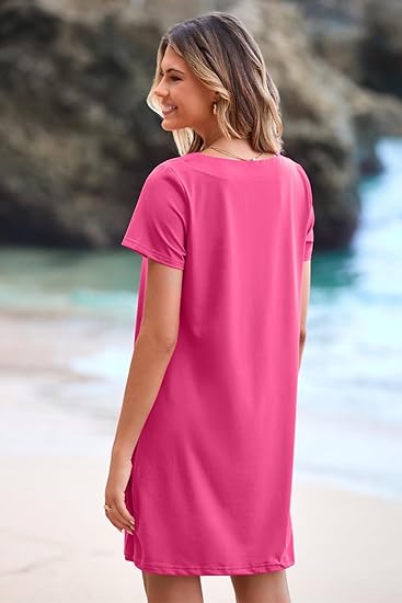 Leona™ | Square Neck with Pocket Summer Dress