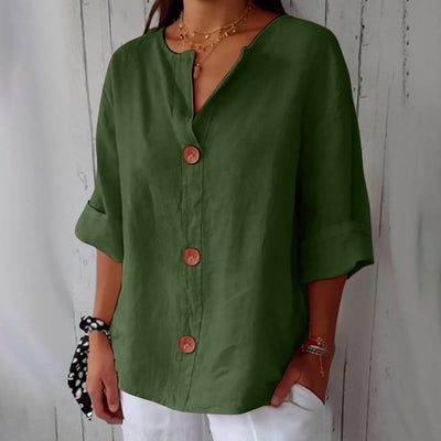 Ashleigh™ | Casual Linen Blouse