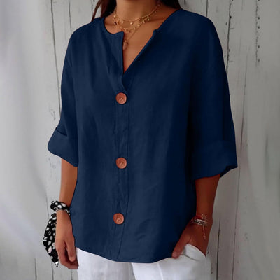 Ashleigh™ | Casual Linen Blouse