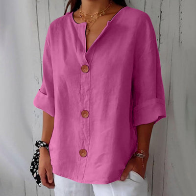 Ashleigh™ | Casual Linen Blouse