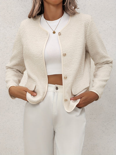 Eve | Chic Buttoned Long-Sleeve Jacket