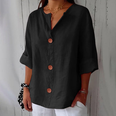 Ashleigh™ | Casual Linen Blouse
