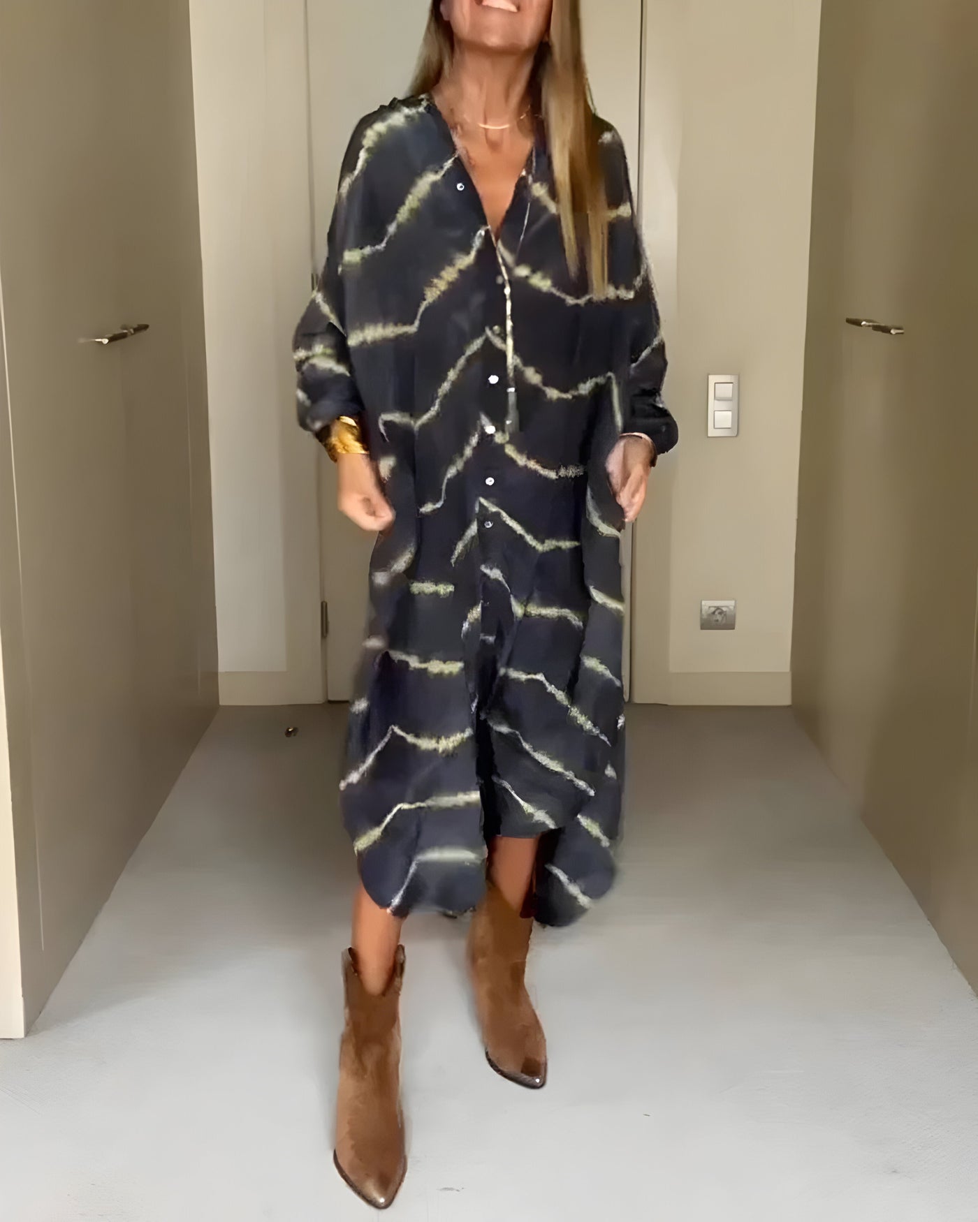 Chelsea™ | Boho Striped Maxi Dress