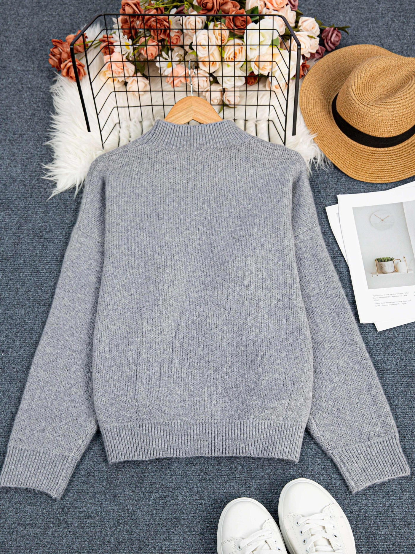 Xavier | Cozy Plus-Size Knit Sweater