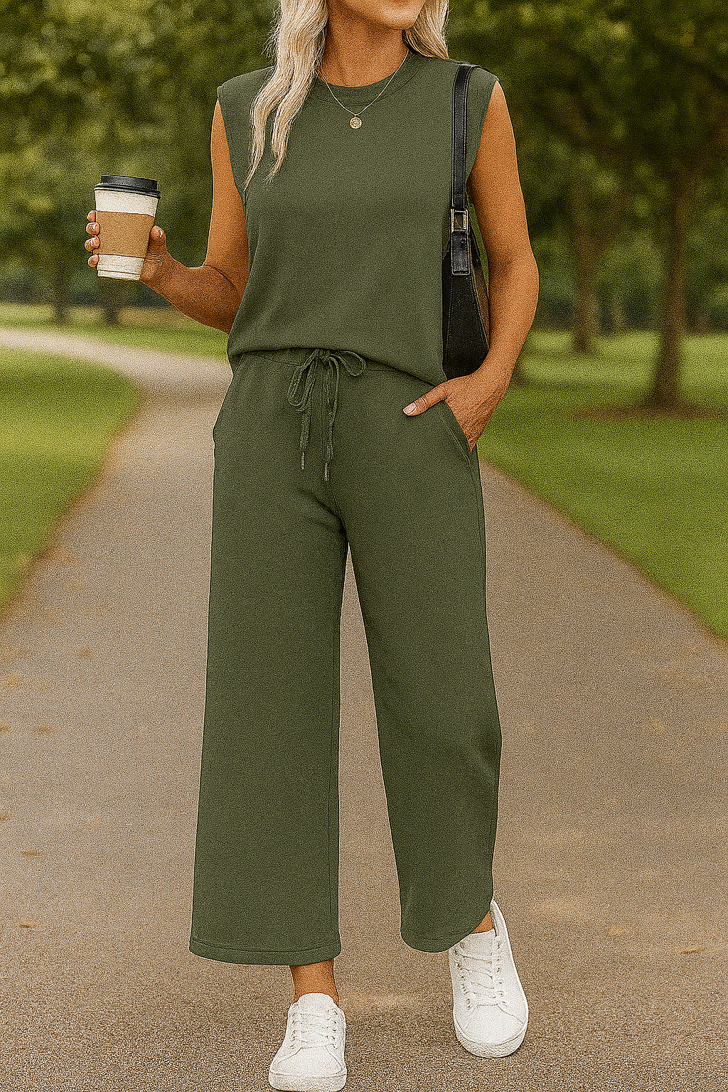 Evie™ | Loose Sleeveless and Pants Set – Casual & Comfortable Fit