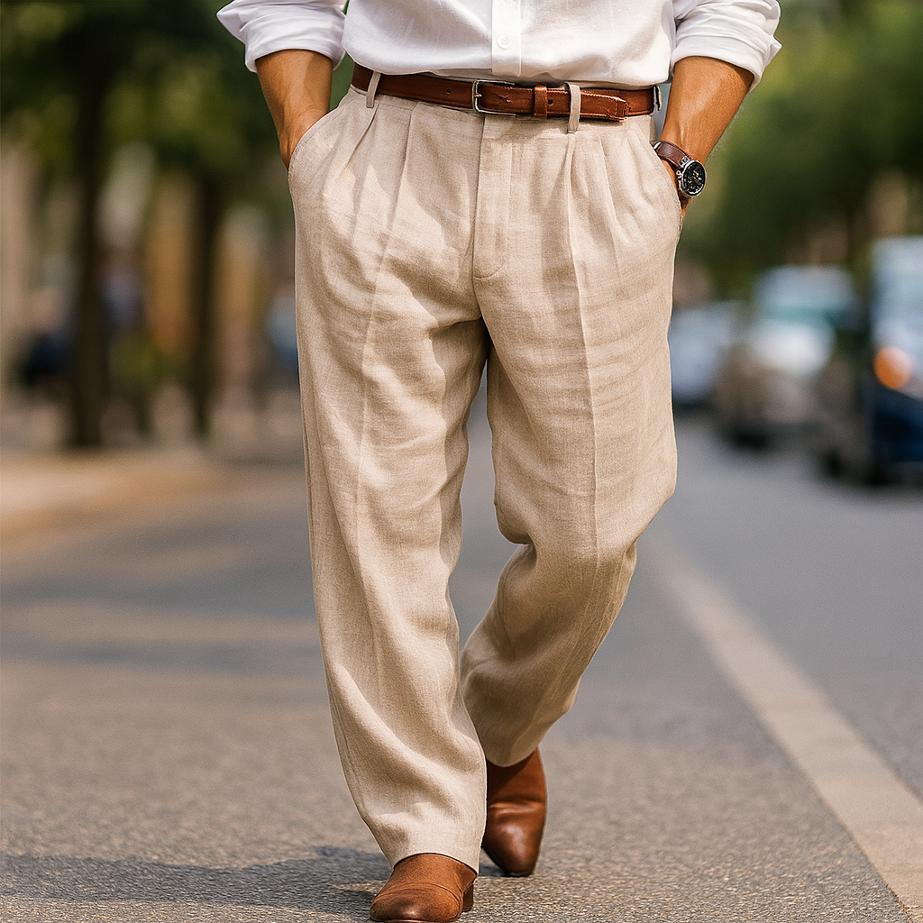 Libra™ | Classic Cotton Linen Pants