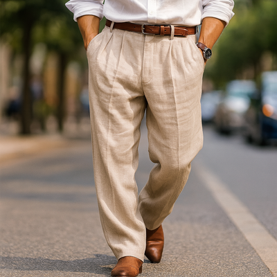 Libra™ | Classic Cotton Linen Pants
