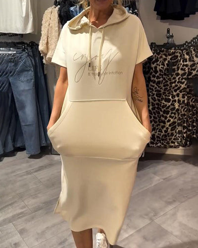 Solis™ | Women's Casual Long Hoodie Dress with Pockets