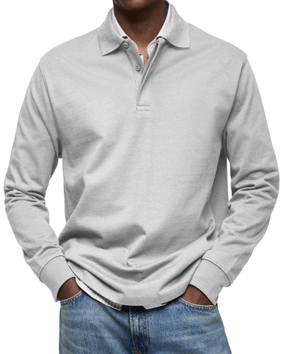 Hudson™ | Long-Sleeved Polo Shirt