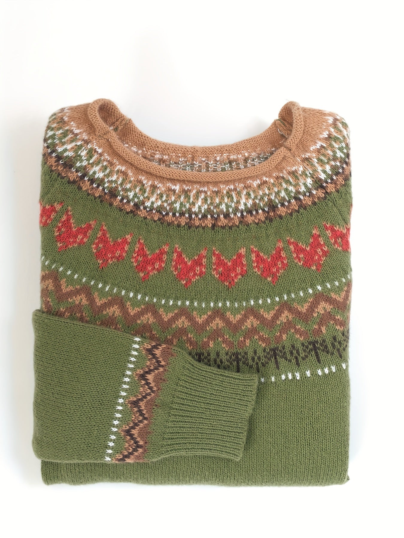 Elsa | Cosy Geometric Knit Sweater