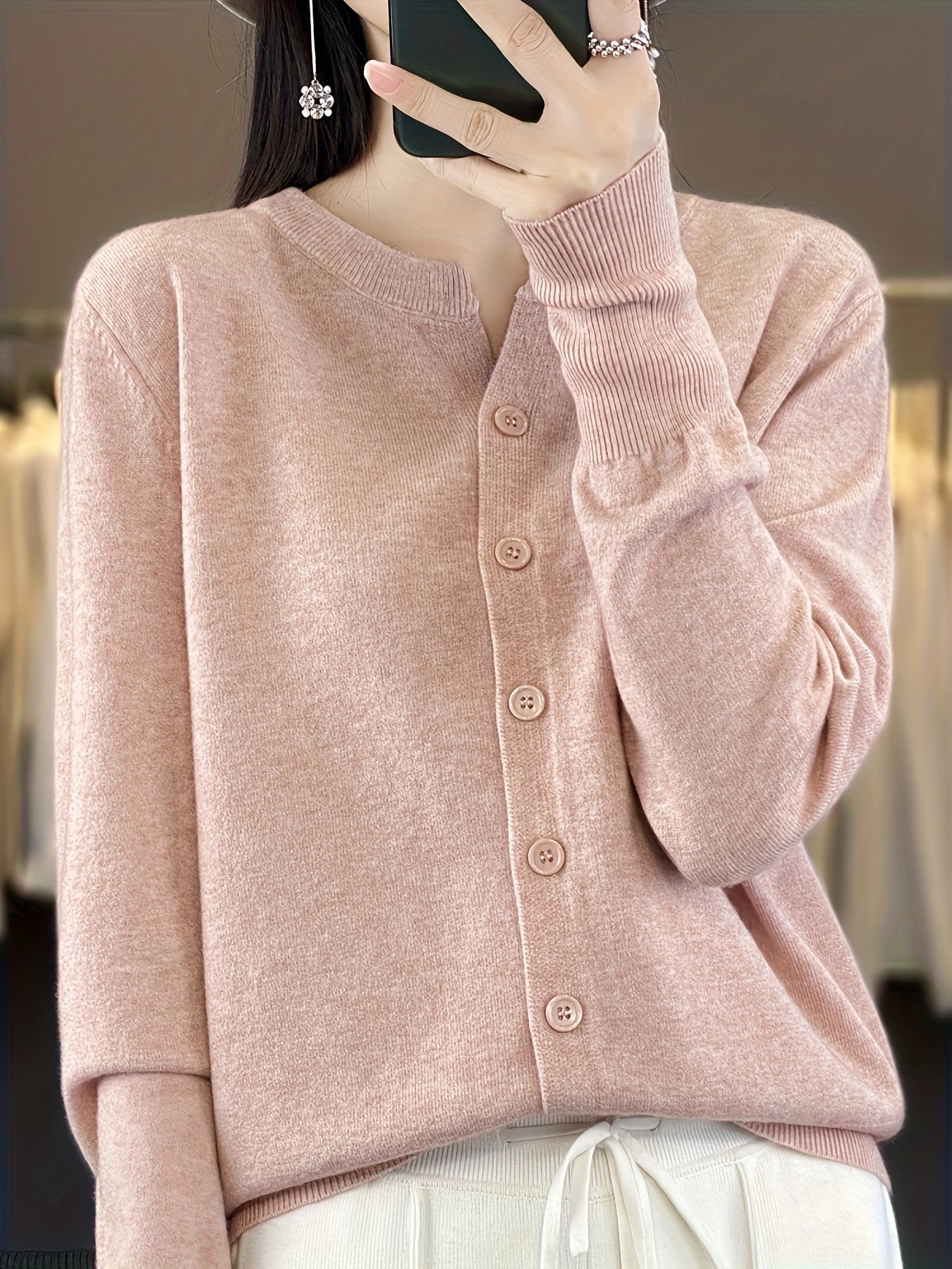 Ula | Cozy Buttoned Knit Cardigan