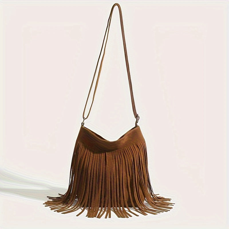 Faye | Boho Chic Fringe Shoulder Bag