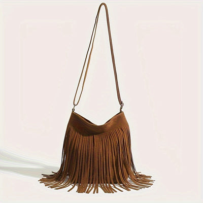 Faye | Boho Chic Fringe Shoulder Bag