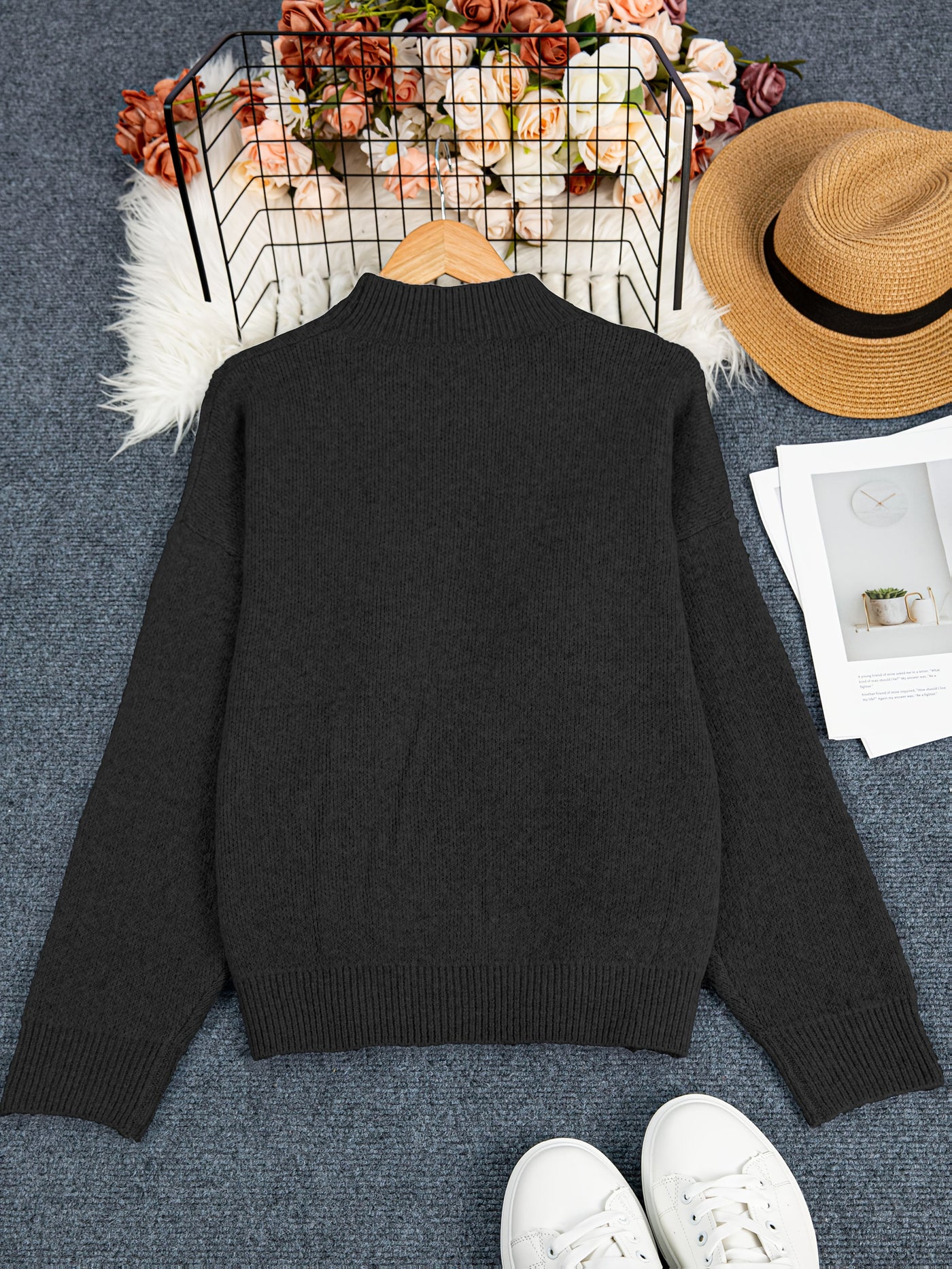 Xavier | Cozy Plus-Size Knit Sweater