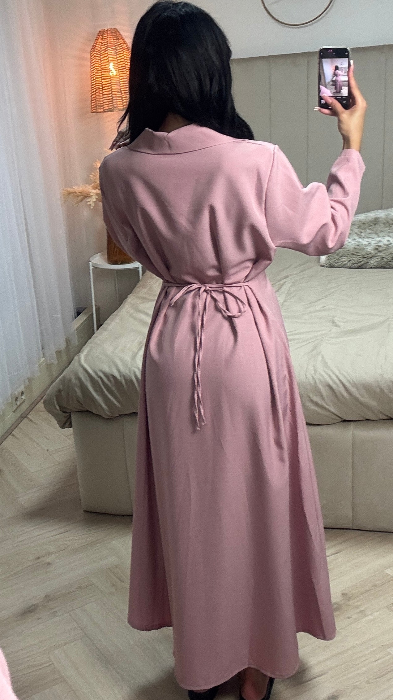 Hazel™ |  Maxi Dress with Tie Belt