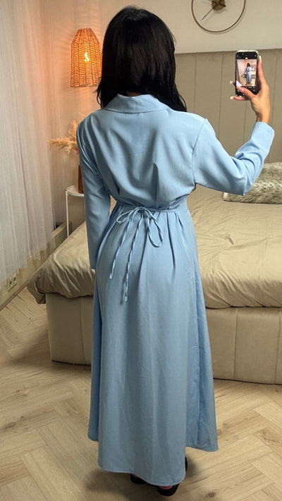 Hazel™ |  Maxi Dress with Tie Belt