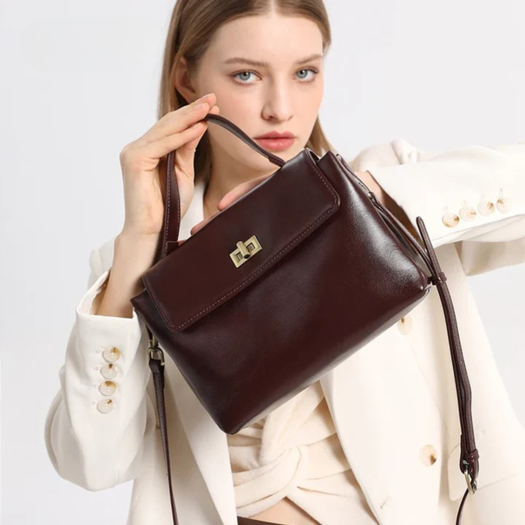 Giselle | Soft genuine leather tote bag