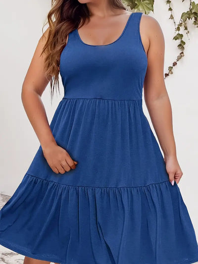 Amaya | Plus-Size Sleeveless Casual Dress