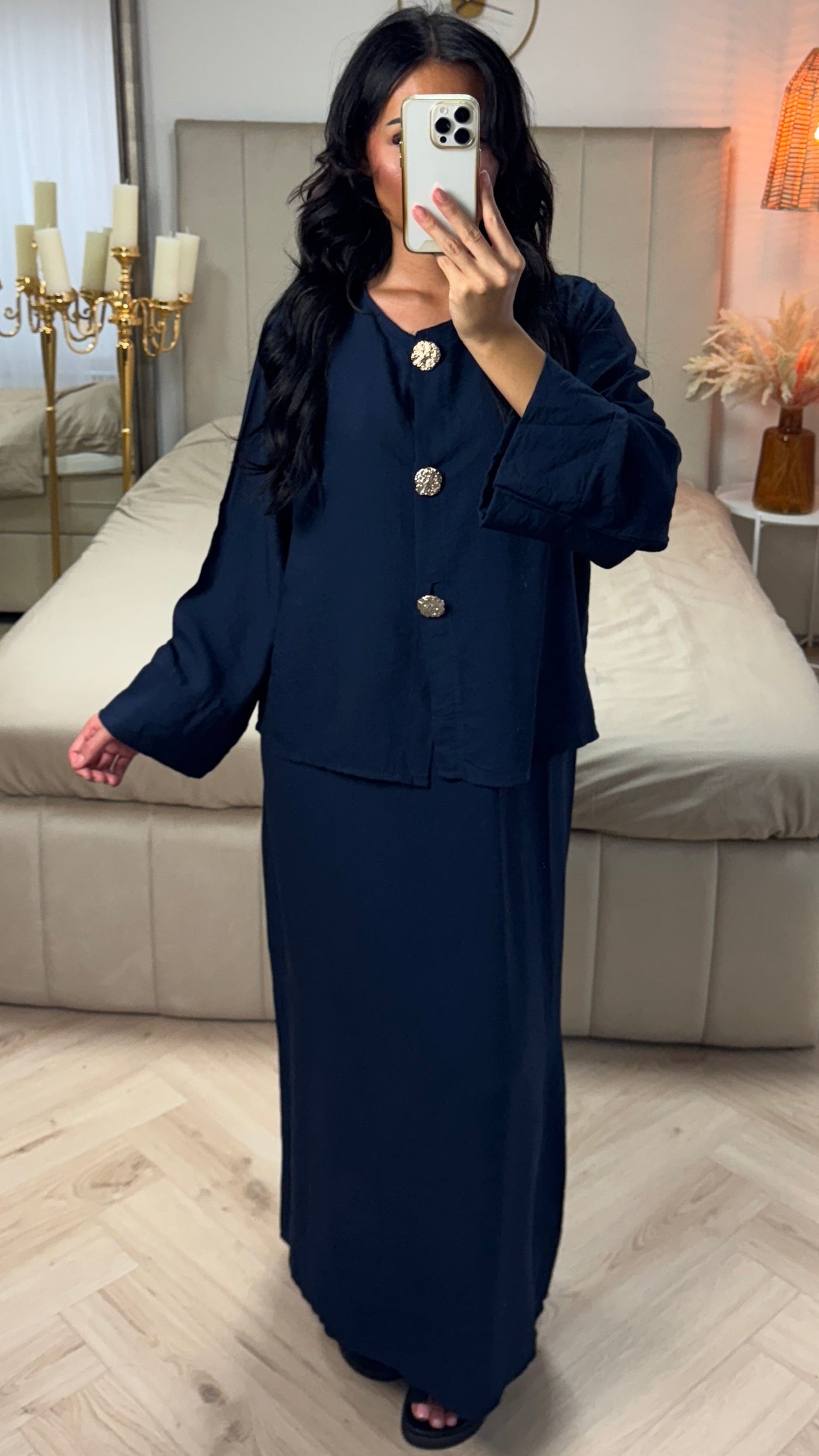 Abaya™ | Underdress and Button Set – Viscose Blend