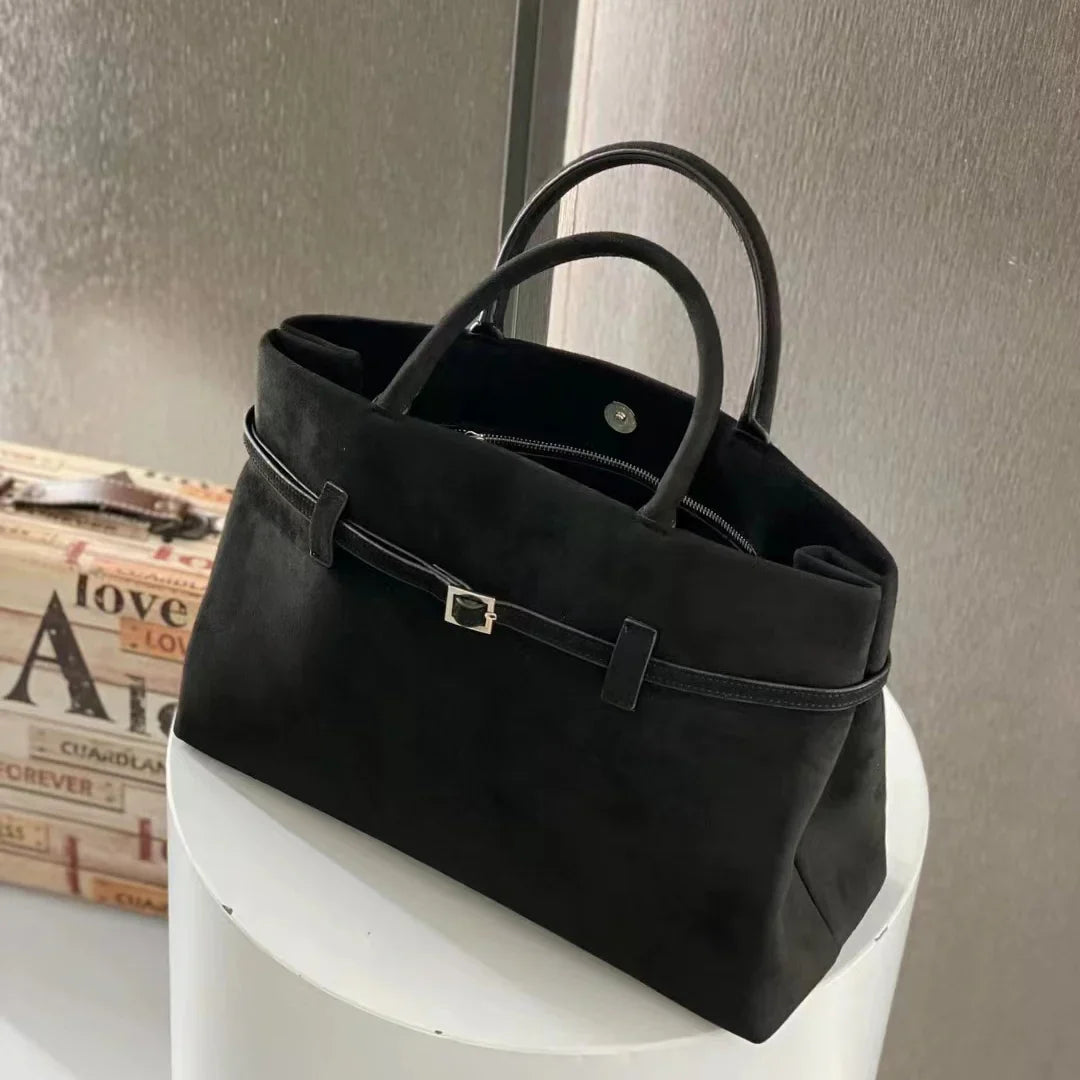 Sara™ | Suede Handbag And Shoulder Bag