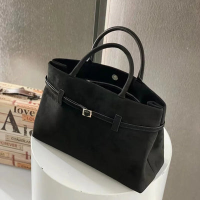 Sara™ | Suede Handbag And Shoulder Bag