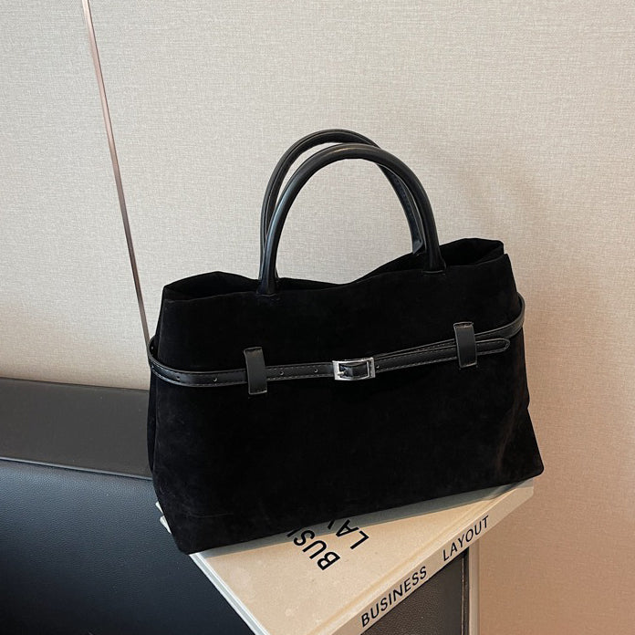 Sara™ | Suede Handbag And Shoulder Bag
