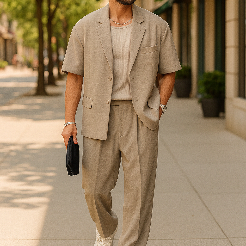 Dave™ | Modern Casual Blazer Pants Set