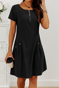Women's Summery Dress with Button Details – Millie