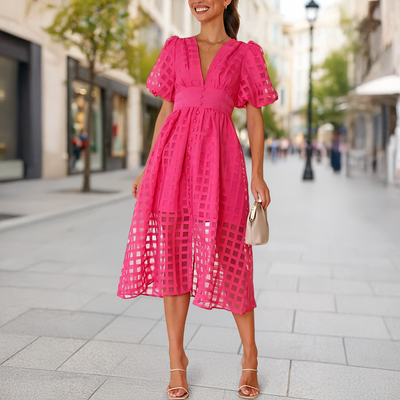 Quinn™ | Elegant Summer Midi Dress