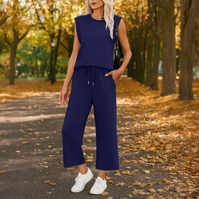 Evie™ | Loose Sleeveless and Pants Set – Casual & Comfortable Fit
