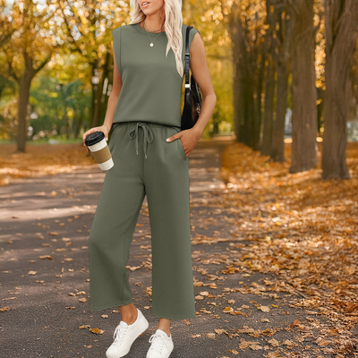 Evie™ | Loose Sleeveless and Pants Set – Casual & Comfortable Fit
