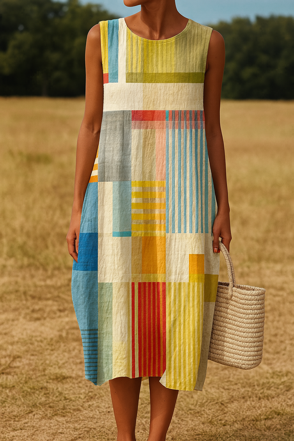 Becca™ | Modern Patchwork Dress