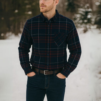 Brent™ | Thickened Fleece Plaid Casual Shirt