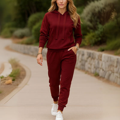 Sandy™ | Solid Patchwork Sequin Tracksuit Set