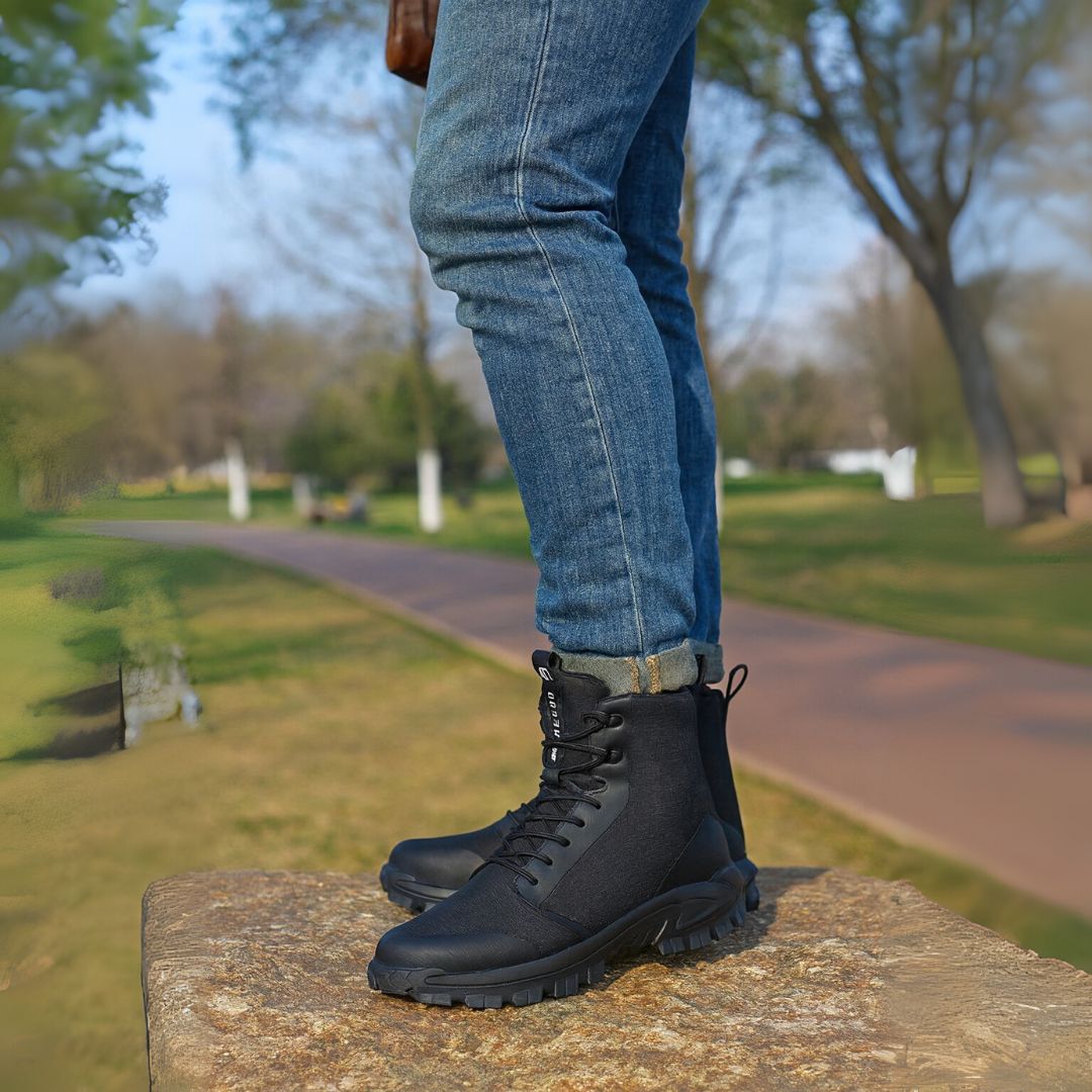 Ethan™ | Black Safety Boots