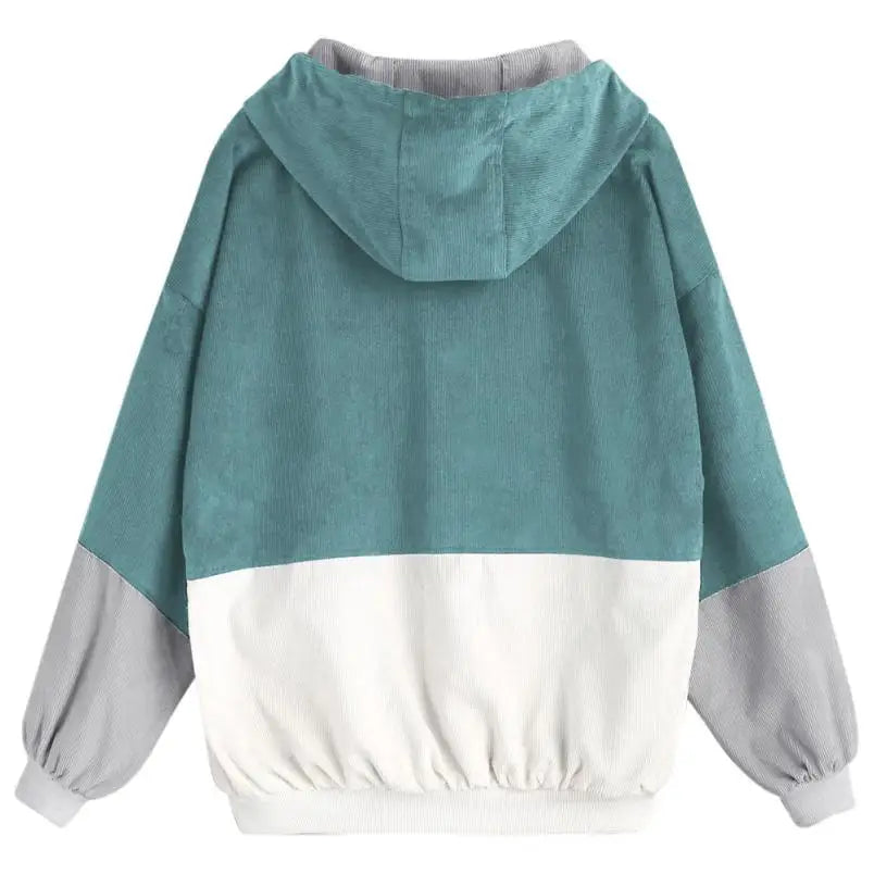 Grace | Oversized Corduroy Patchwork Jacket