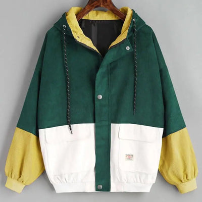 Grace | Oversized Corduroy Patchwork Jacket