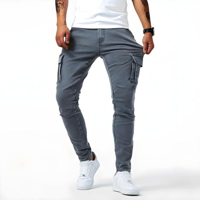 Oscar | Stretch Denim Cargo Pants