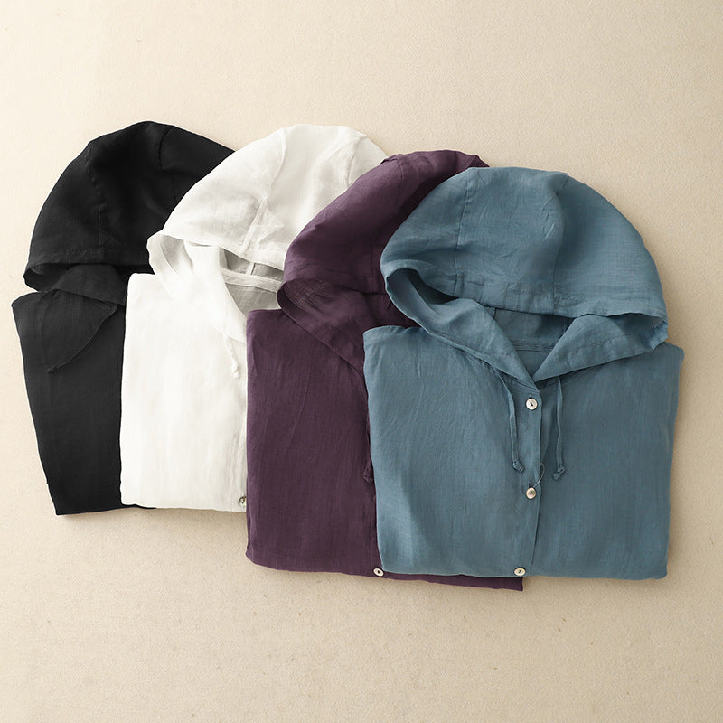 LIA™ | LINEN Woman  HOODIE