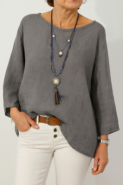 Mira | Oversized Cotton-Linen Tunic – Soft, Lightweight & Breezy Fit