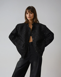 Women's Lucia Sequin Jacket – Oversized Sparkle