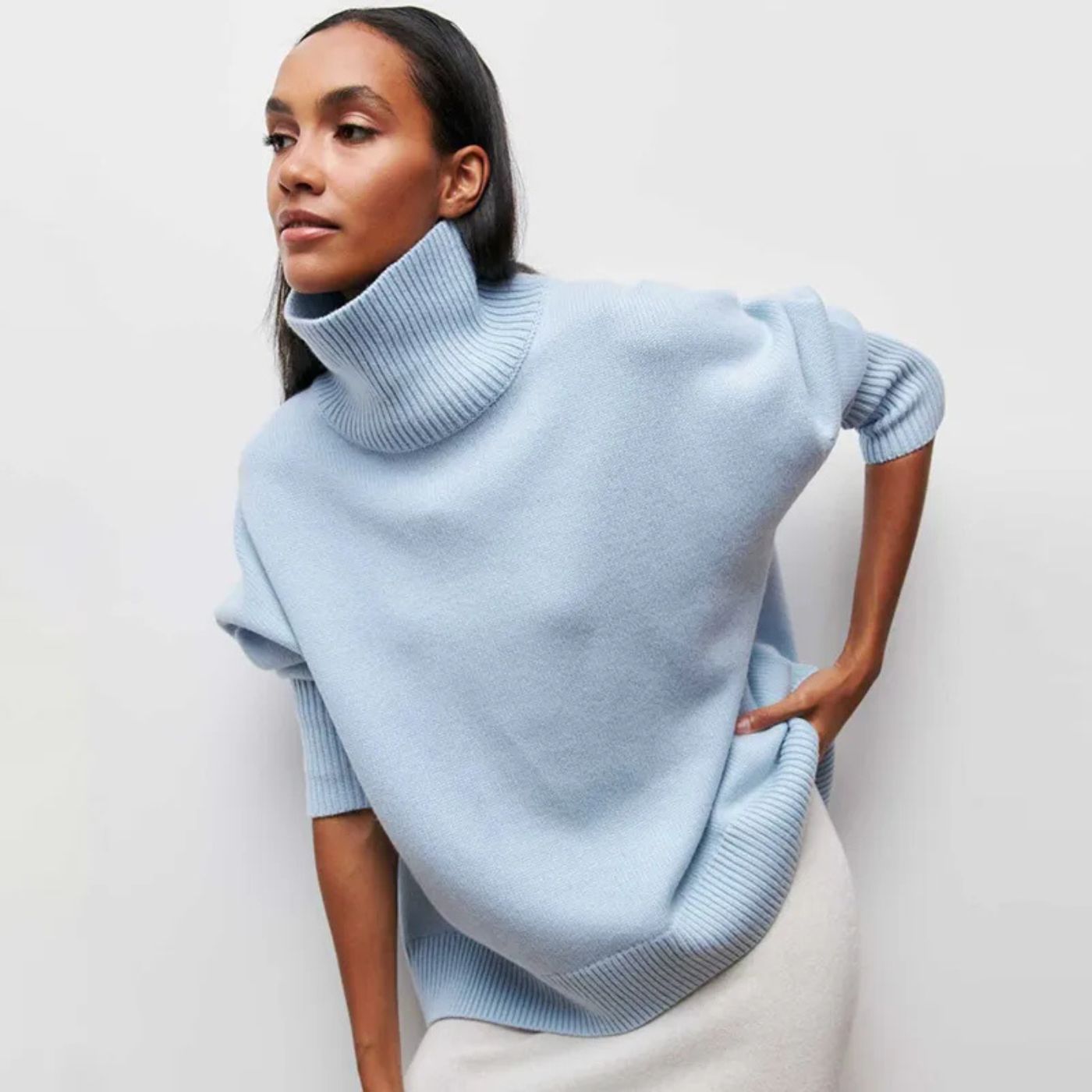 Destiny™ - Oversized Turtleneck Sweater