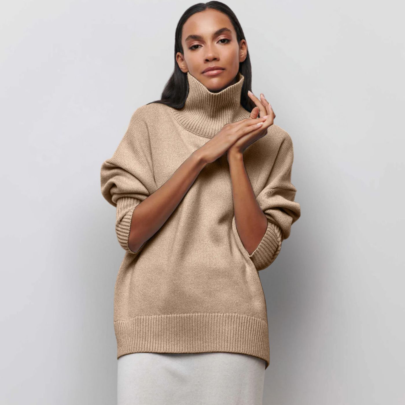 Destiny™ - Oversized Turtleneck Sweater