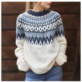 Women's Icelandic Pattern Sweater – Nordic Knit