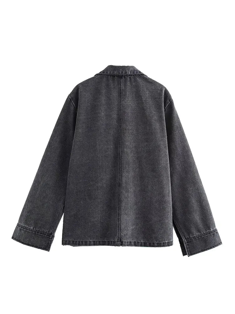 Gisèle | Chic Denim Two-Piece Set with High-Waisted Jeans