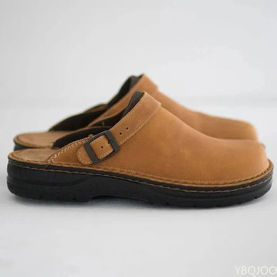 Vian | Vintage Leather Slip-On Sandals