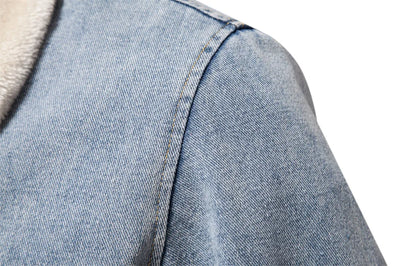 Yanis | Men’s Fleece-Lined Windproof Denim Jacket