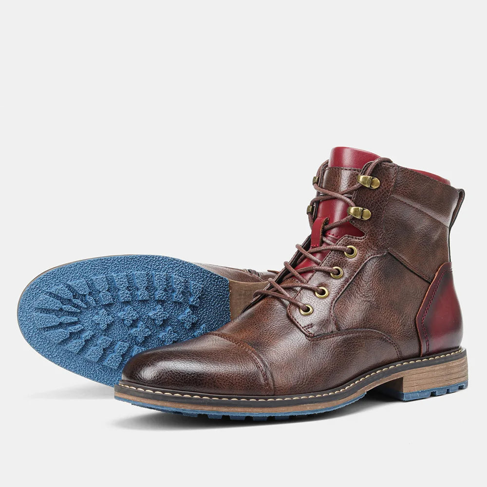 Liam | Classic Leather Ankle Boots for Men
