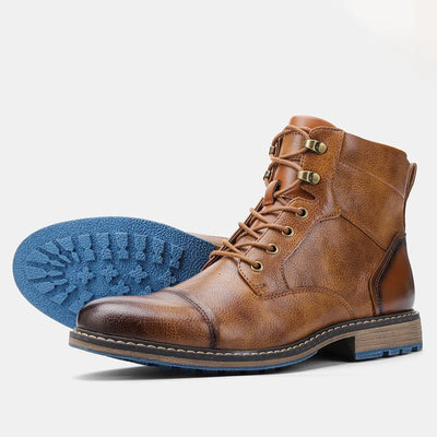Liam | Classic Leather Ankle Boots for Men